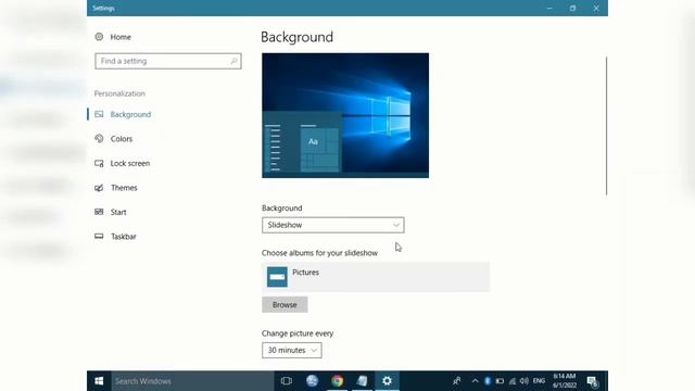 Windows 10 Lecture ( 9 ) in pashto | Personalization ( Background )