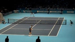 Roger Federer def Andy Murray in the ATP Tour Finals London:  Last 8 minutes of match