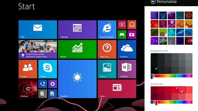 How To Change Windows 8.1 Start Menu Background смотреть онлайн