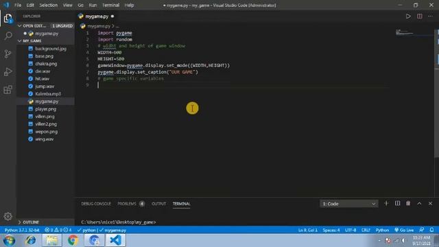 #2 - Creating Game Window and getting started | Pygame Tutorials in Hindi смотреть онлайн