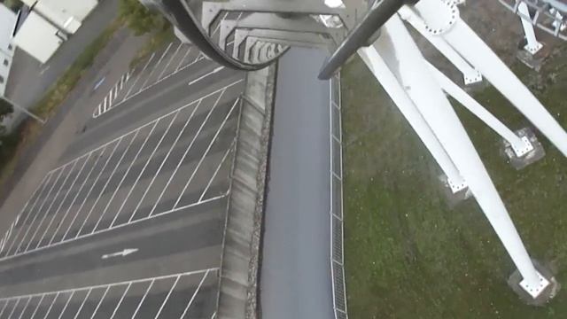 Rollercoster ride in Germany - front seat view смотреть онлайн