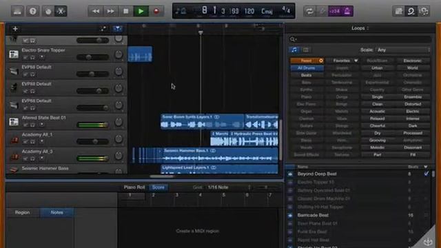 GarageBand - Dubstep - Sweeper смотреть онлайн