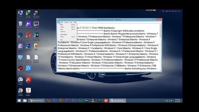 How to activate your windows 7,8 & 10/Easy way/Copy & Paste смотреть онлайн