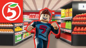 Убегаю из Пятёрочки в Roblox