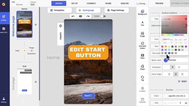 Edit start button смотреть онлайн