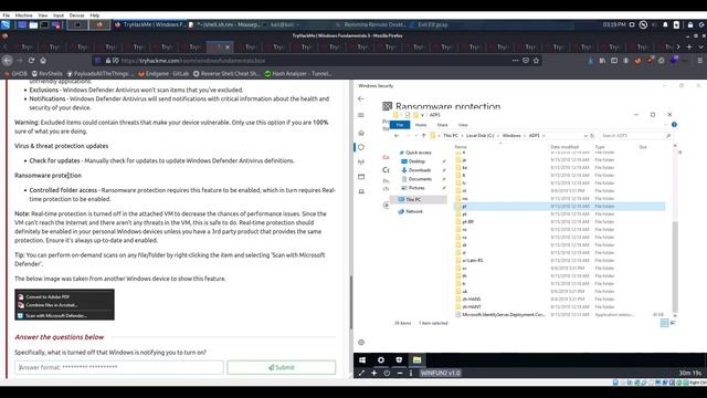 Windows Fundamentals 3 : Part 11 Learn cybersecurity and win 5000 OSCP Vouchers from tryhackme