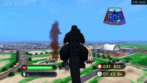 Godzilla Generations (Dreamcast) | HD Gameplay | RetroArch