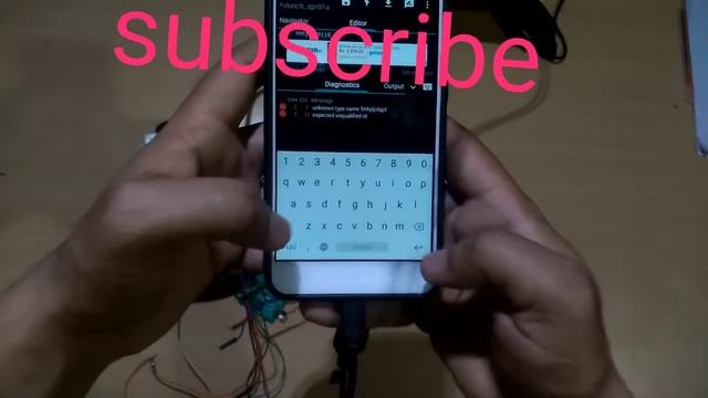 Arduino coding with the help of mobile phone ! In Simple steps arduino coding with the help of phon