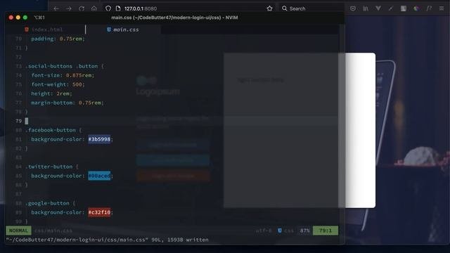 ASMR Programming - Coding Login Page With HTML CSS  - No Talking (Live Coding)