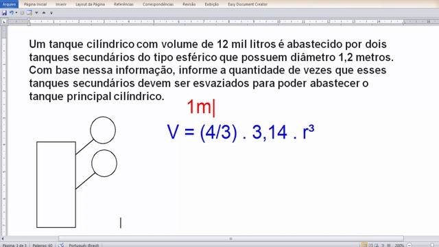 Cálculo Técnico Industrial - Tanque Esférico - Parte 01