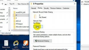 How to share your pc's folder for others user access..