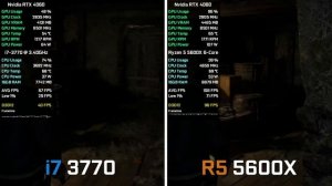 Intel i7 3770 vs Ryzen 5 5600X - Test in 10 Games in 2024