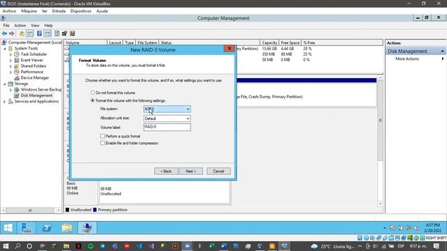 PRÁCTICA VII - RAID | RAID-5 CON 3 DISCOS EN WINDOWS SERVER 2012 R2 смотреть онлайн