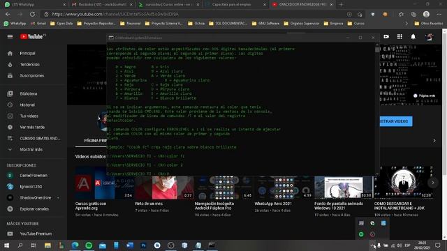 Modificando la apariencia del CMD смотреть онлайн
