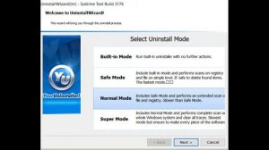 Your Uninstaller - Uninstall a program from PC