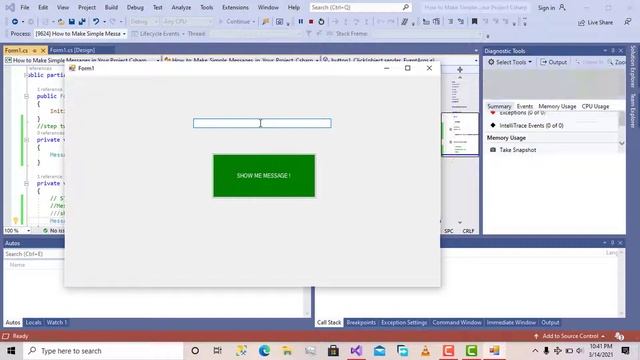 Part 2 Simple Message Box In C# Windows Forms | Neptune Craker смотреть онлайн