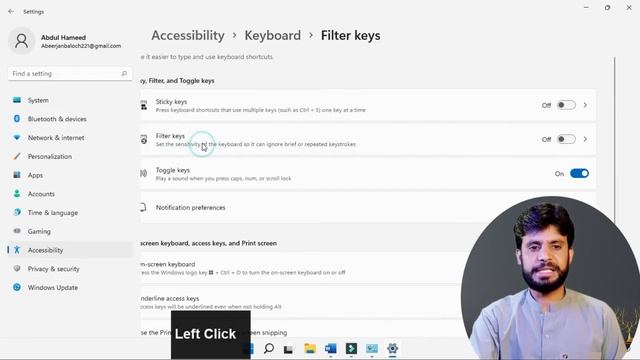 Basic Computer Course On Windows 11 Part 9 | Keyboard settings in windows 11 | Vision Knowledge смотреть онлайн