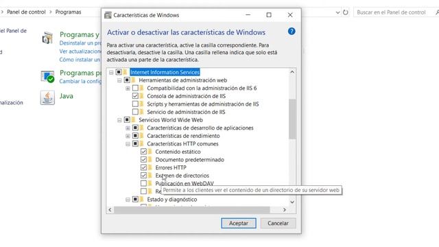 Habilitar o instalar Internet Information Services en windows 10 смотреть онлайн