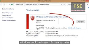How to fix error 80072F8F "Problem checking for New Updates" Windows 8.1