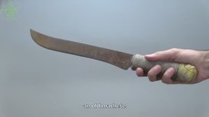 Реставрация самодельного мачете с блошиного рынка