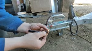 Самая плохая защита легкового прицепа от угона