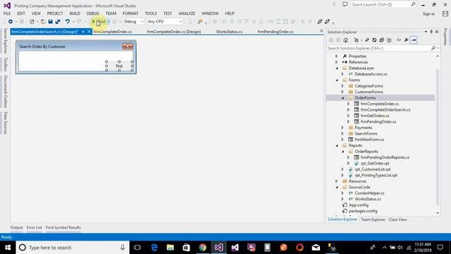 Printing Press Management System Part-13 Complete Orders Form in C# C-Sharp смотреть онлайн