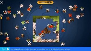 Microsoft Jigsaw Puzzle | Bug Catcher Medium | December 22, 2021 | Daily Challenges