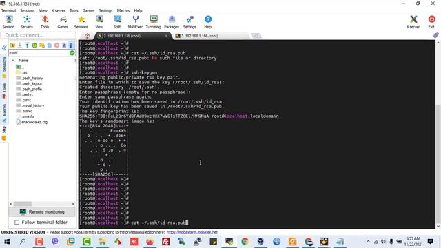 How to generate ssh key in linux