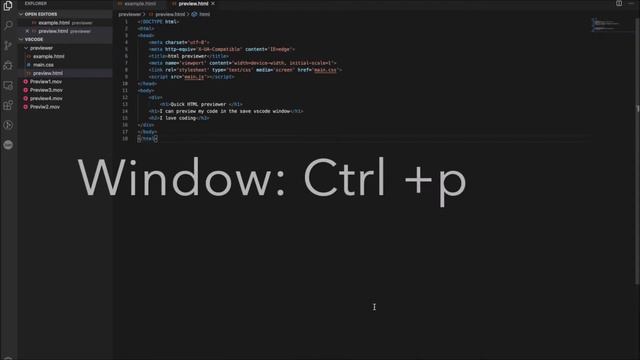 Live Preview HTML Code In Browser With Vscode | Quick HTML Previewer|Auto Refresh|live Previewer