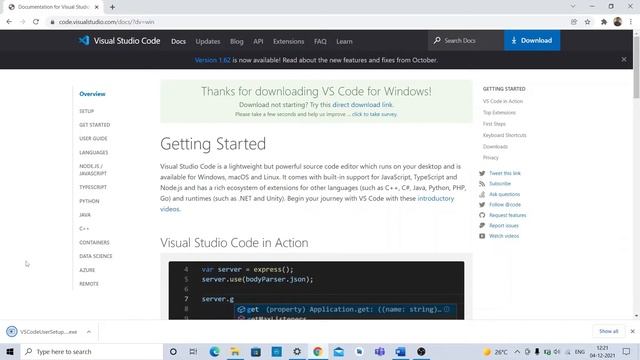 HOW TO DOWNLOAD VISUAL STUDIO CODE IN WIN1O AND WINDOWS 11 2022 смотреть онлайн