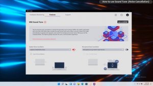 MSI® HOW-TO use MSI Center - Sound Tune on MSI notebook