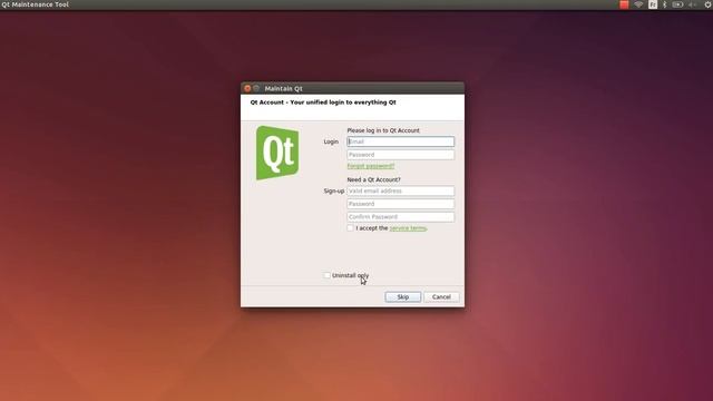 Désinstallation du SDK Qt