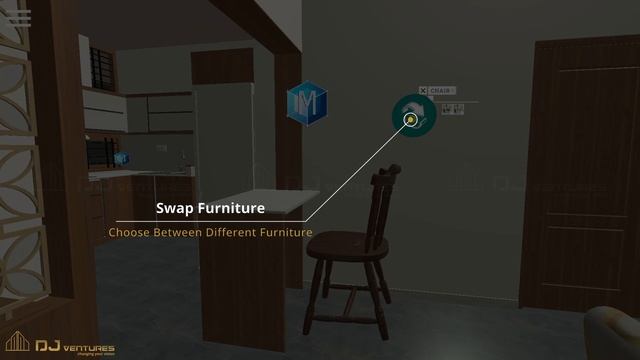 Virtual Reality Walkthrough with Material Changes & Furniture Swap смотреть онлайн