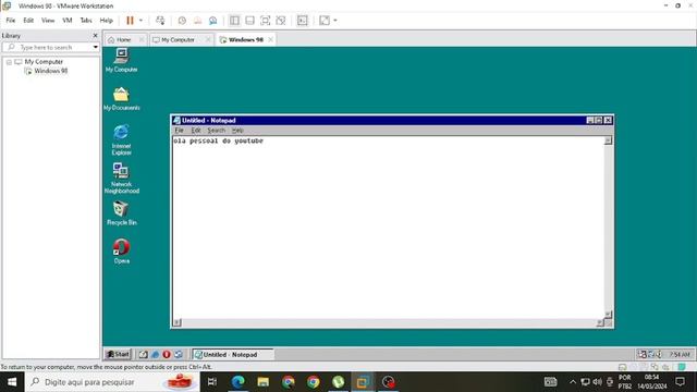 Explorando o Windows 98 em 2024 смотреть онлайн