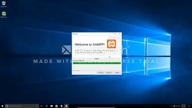 How install  XAMPP Server on Windows 10