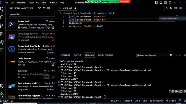 Window Powershell Scripting to add 2 integer number (User Input) смотреть онлайн