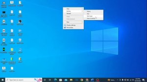 How to sort Desktop icons in windows 10.