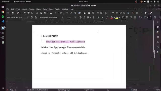 Could not Display App-Image Error Fixed In Ubuntu 20.04,22.04
