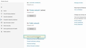 Defender Firewall, Change windows 10 firewall Settings
