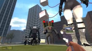 UPGRADED TV WOMAN TITAN VS INFECTED TV MAN TITAN in Garry's Mod! (Skibidi Toilet 65)
