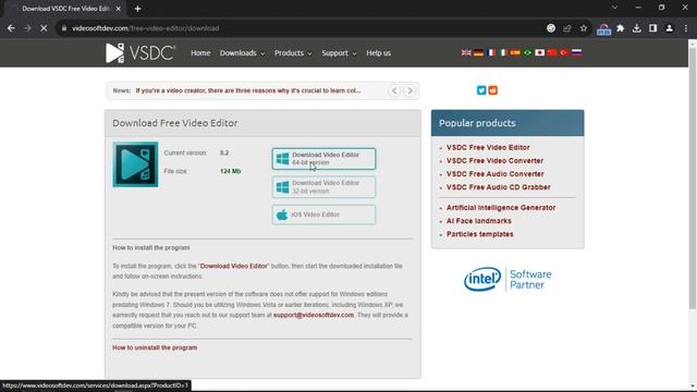 How To Download VSDC Video Editor in Windows 7 8 10 11 | Download VSDC Latest version 2024 смотреть онлайн