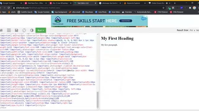 (No 1) Live WhatsApp Button HTML Code Generator For Free 🔥