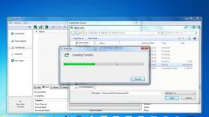 creating a torrent