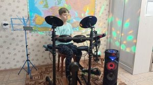 Europe - The Final Countdown на барабанной установке