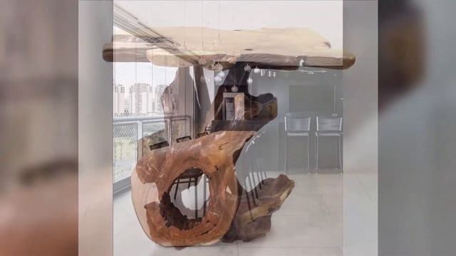 Необычные изделия из дерева. Unusual wood products. смотреть онлайн