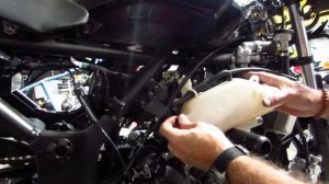 2008 Kawasaki Ninja 250 Track Bike - How To Drain and Fill the Coolant