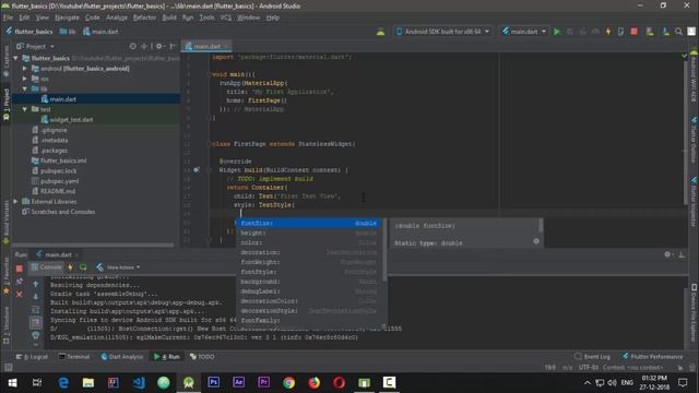 Flutter Tutorial for Beginners - Material App & Scaffold Widget | Flutter Course