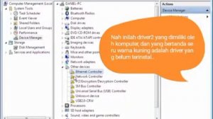 Cara mengecek driver yang belum terinstal