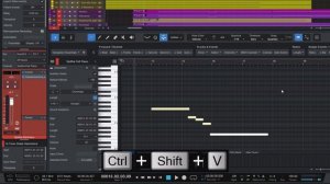 How to Move MIDI Notes in PreSonus Studio One (Transpose & Nudge)