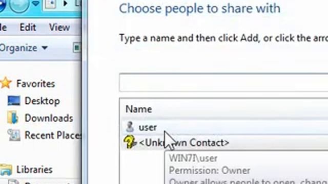 How to remove a user from a shared folder in Windows 7 смотреть онлайн
